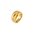 Muse Gold Double Dome Ring