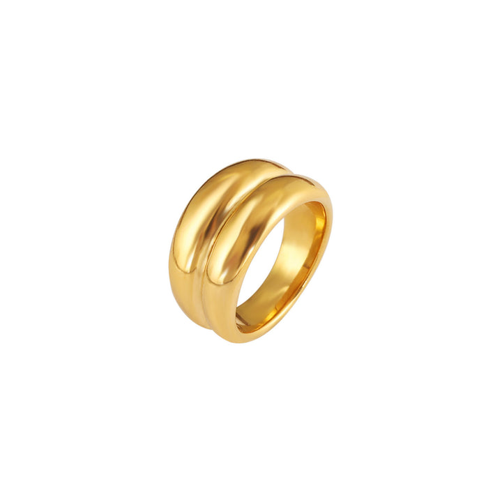 Muse Gold Double Dome Ring