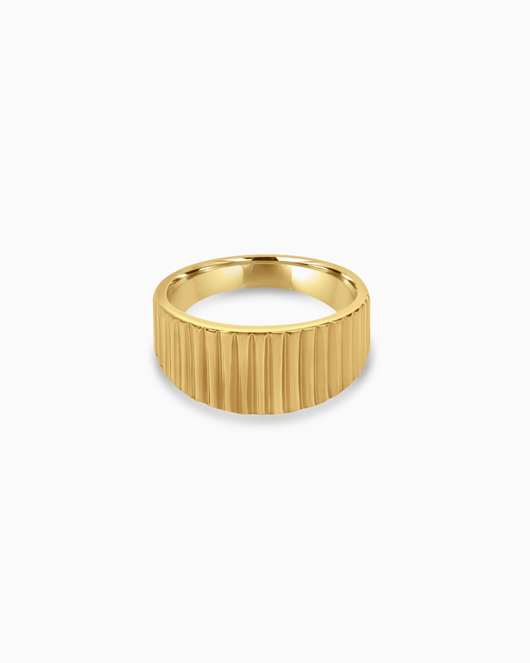 Escarpment Polished Lined Ring | Zoe Olivia Jewellery Australia