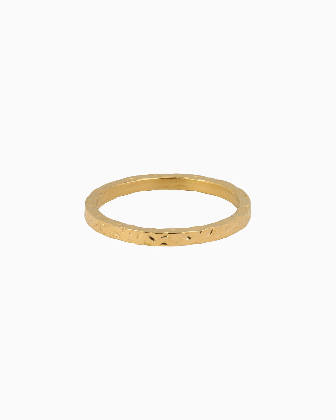 Escarpment Thin Rough Hammered Ring | Zoe Olivia Jewellery Australia