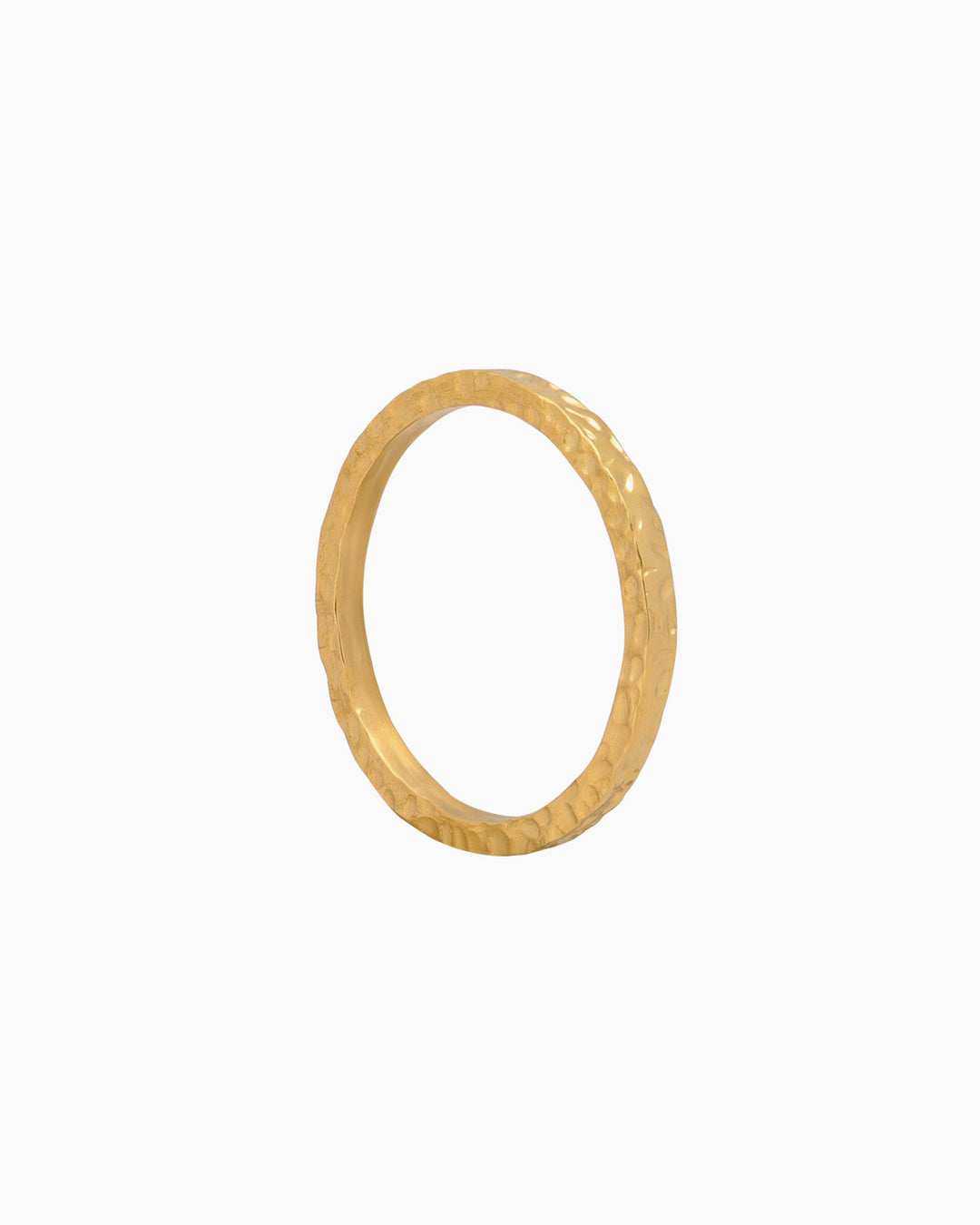 Escarpment Thin Rough Hammered Ring | Zoe Olivia Jewellery Australia