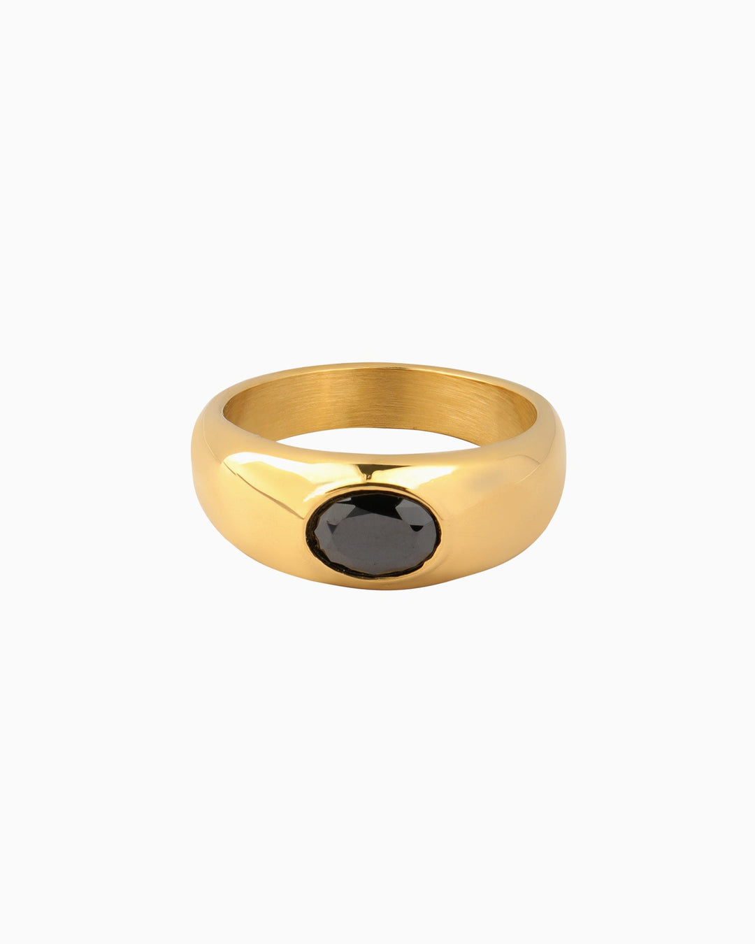 Aurora Thick Statement Ring with Cubic Zirconia | Zoe Olivia Jewellery Australia
