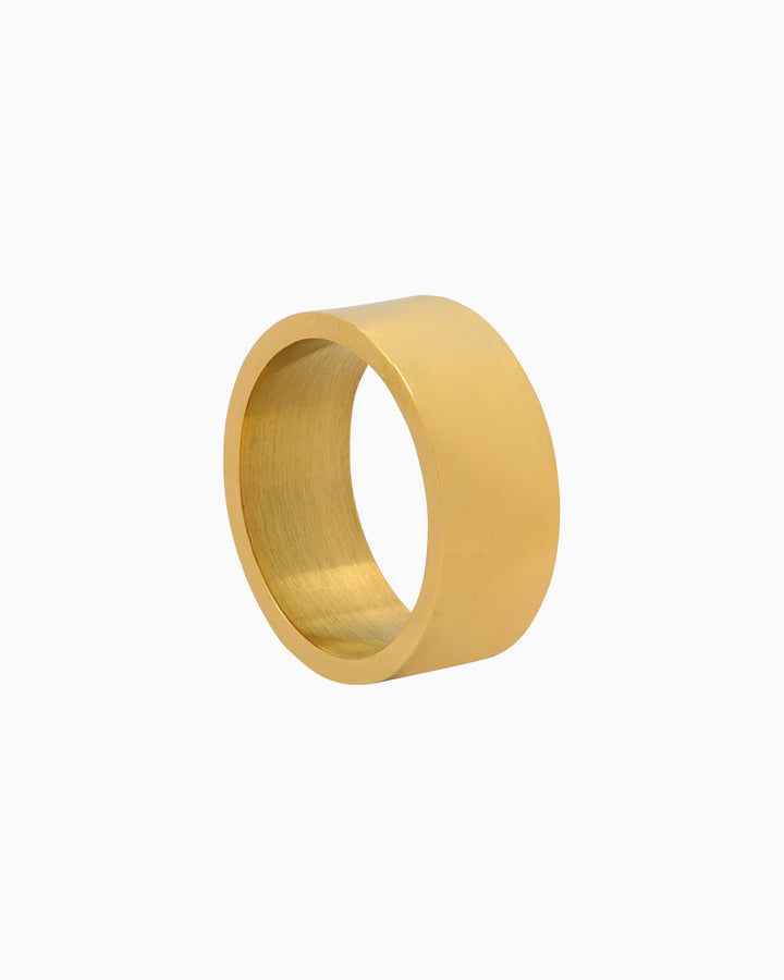 Essentials Classic Thick Polished Band | Zoe Olivia Jewellery Australia