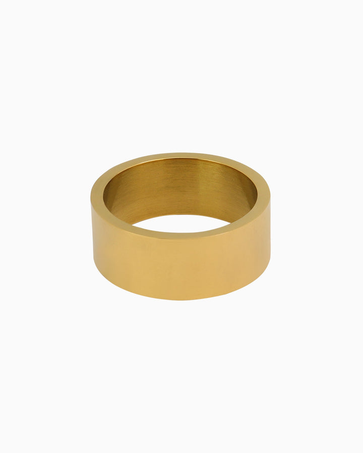 Essentials Classic Thick Polished Band | Zoe Olivia Jewellery Australia