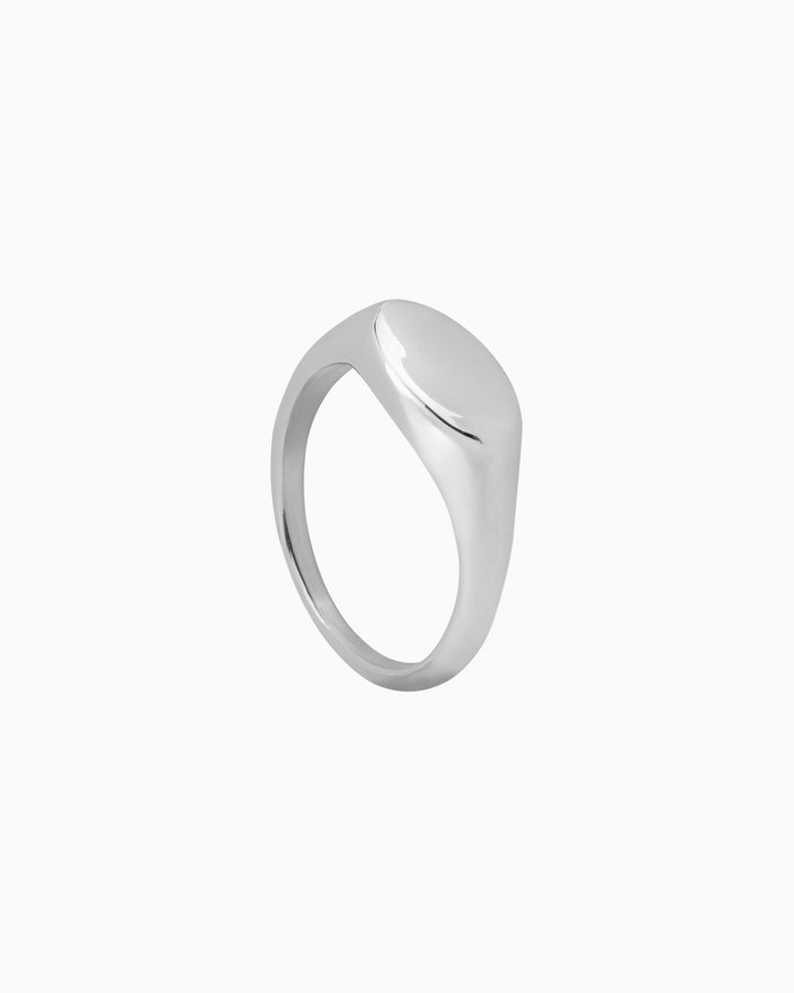 Essentials Petite Mini Signet Ring | Zoe Olivia Jewellery Australia