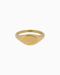 Essentials Petite Mini Signet Ring | Zoe Olivia Jewellery Australia
