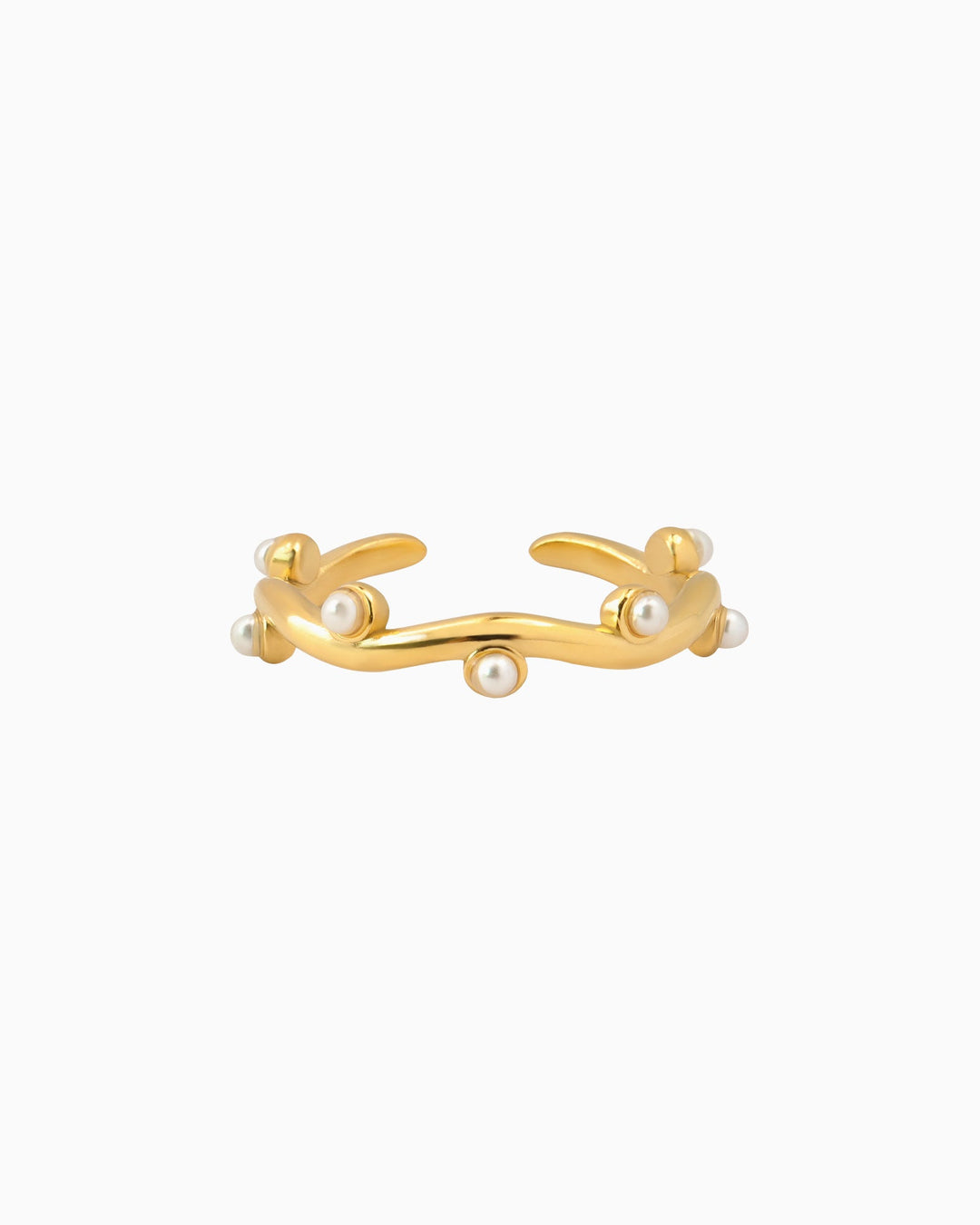 Opaline Open Scattered Pearl Ring | Zoe Olivia Jewellery Australia