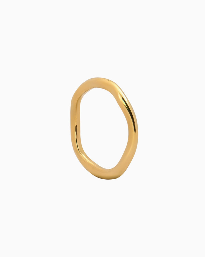 Essentials Plain Wavy Band | Zoe Olivia Jewellery Australia