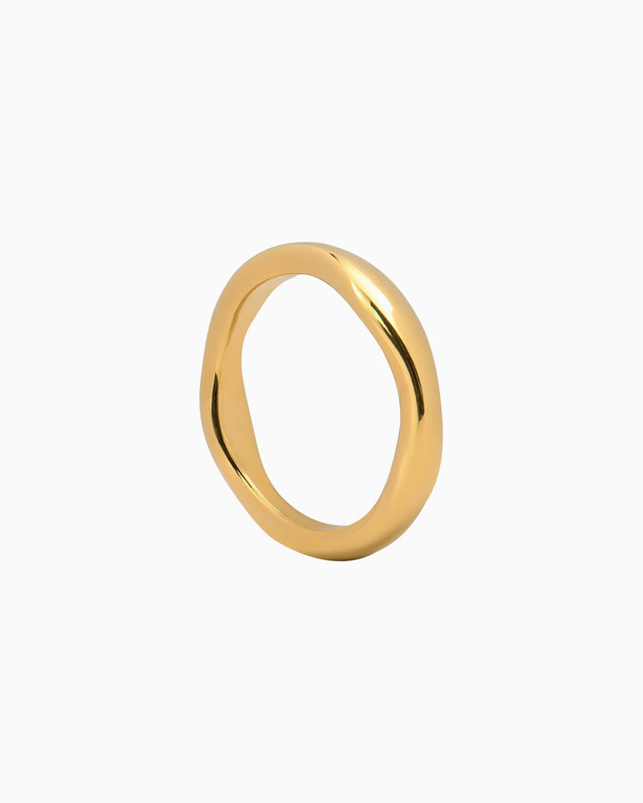Essentials Thick Organic Flow Ring | Zoe Olivia Jewellery Australia