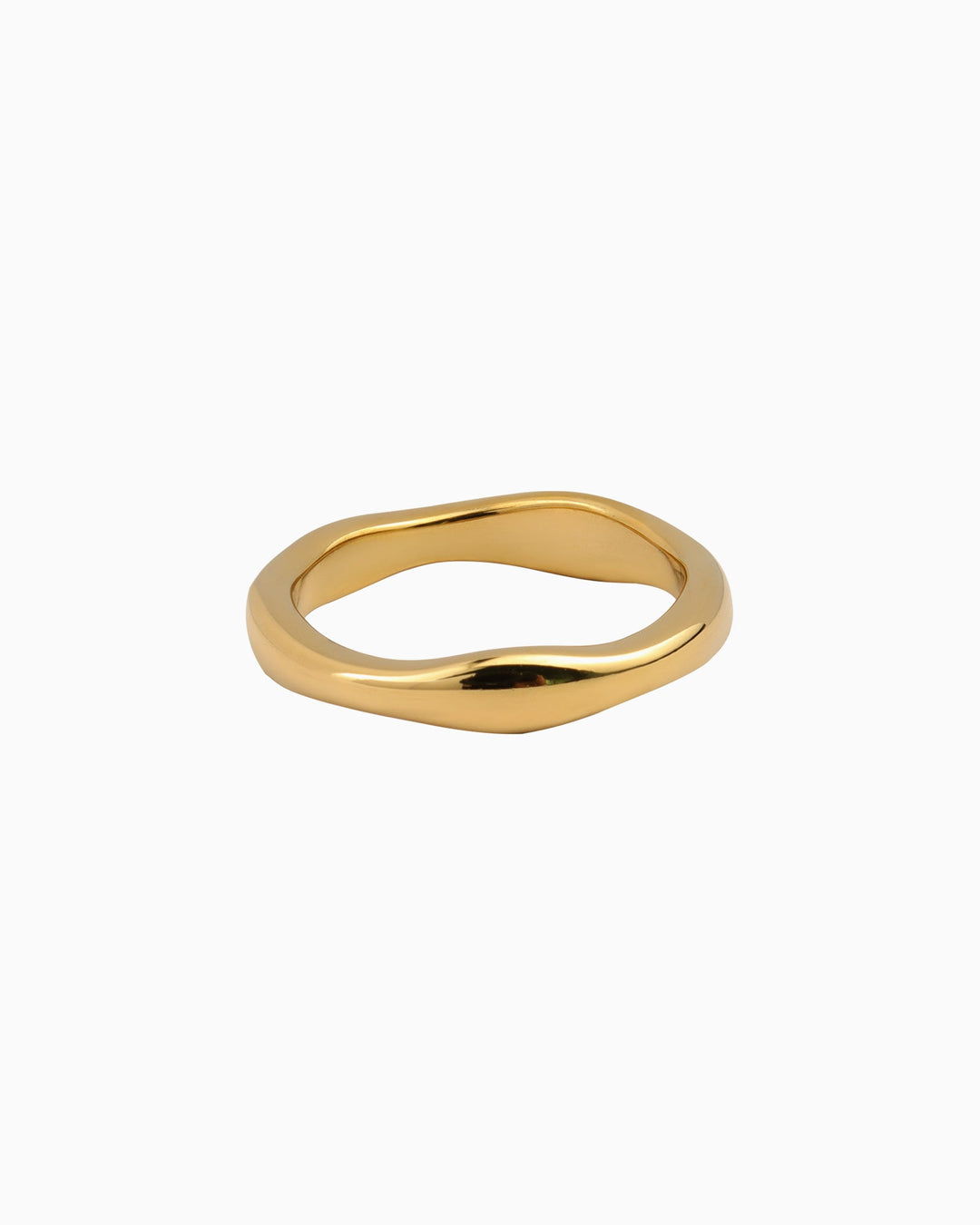 Essentials Thick Organic Flow Ring | Zoe Olivia Jewellery Australia