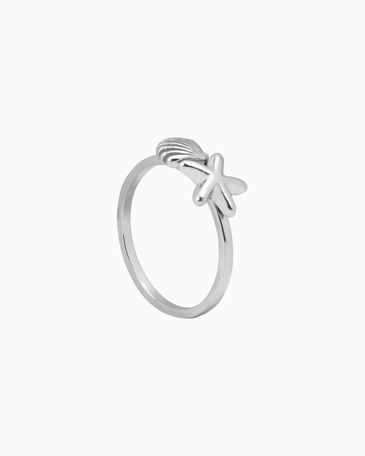Drift Shell & Starfish Ring | Zoe Olivia Jewellery Australia