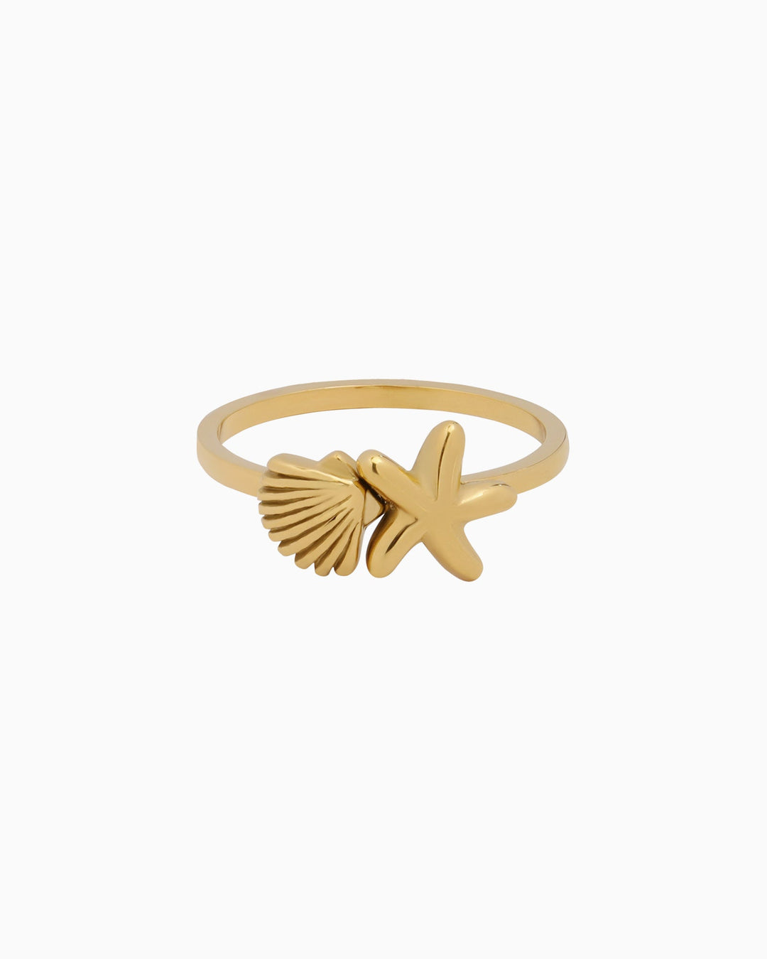 Drift Shell & Starfish Ring | Zoe Olivia Jewellery Australia