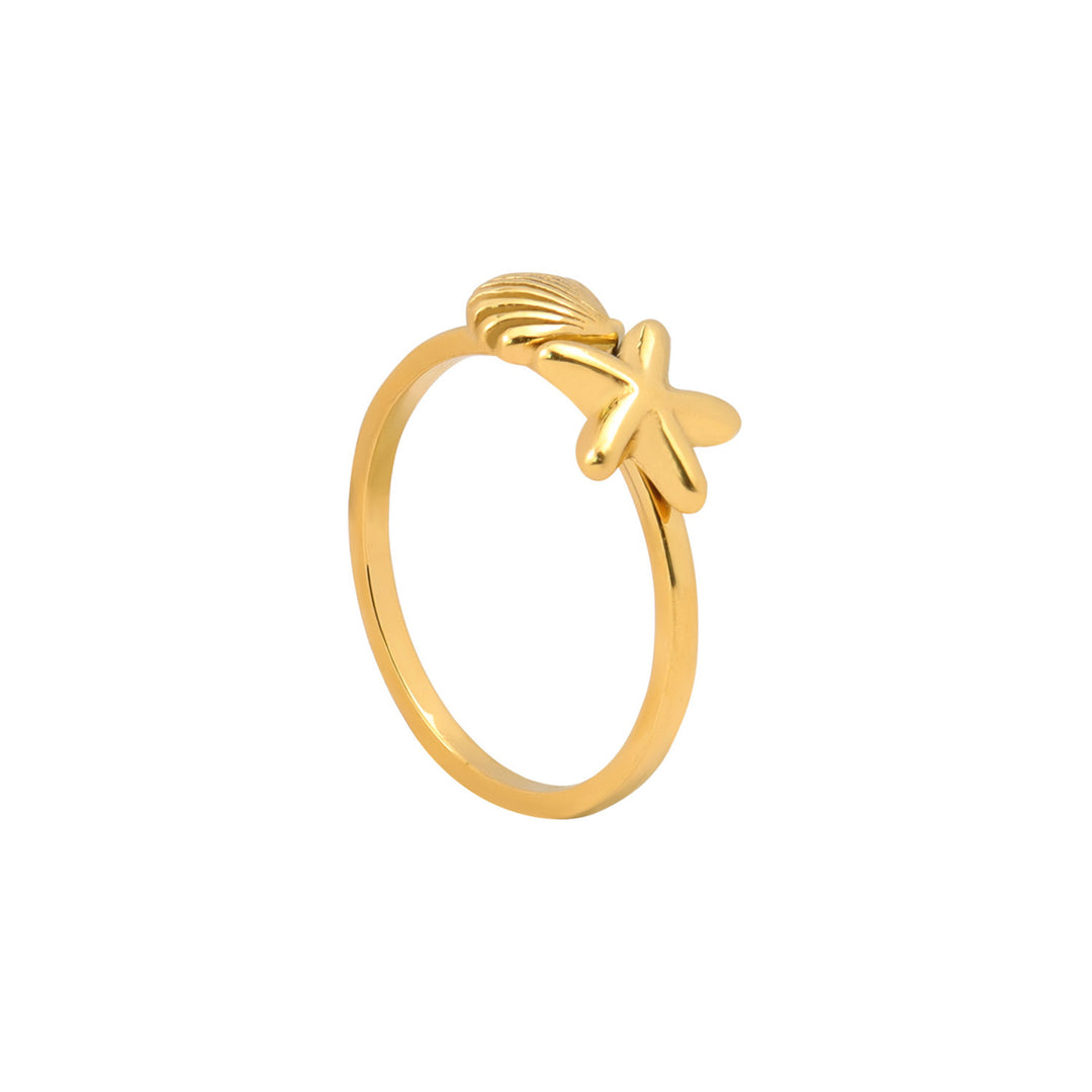 Drift Shell & Starfish Ring