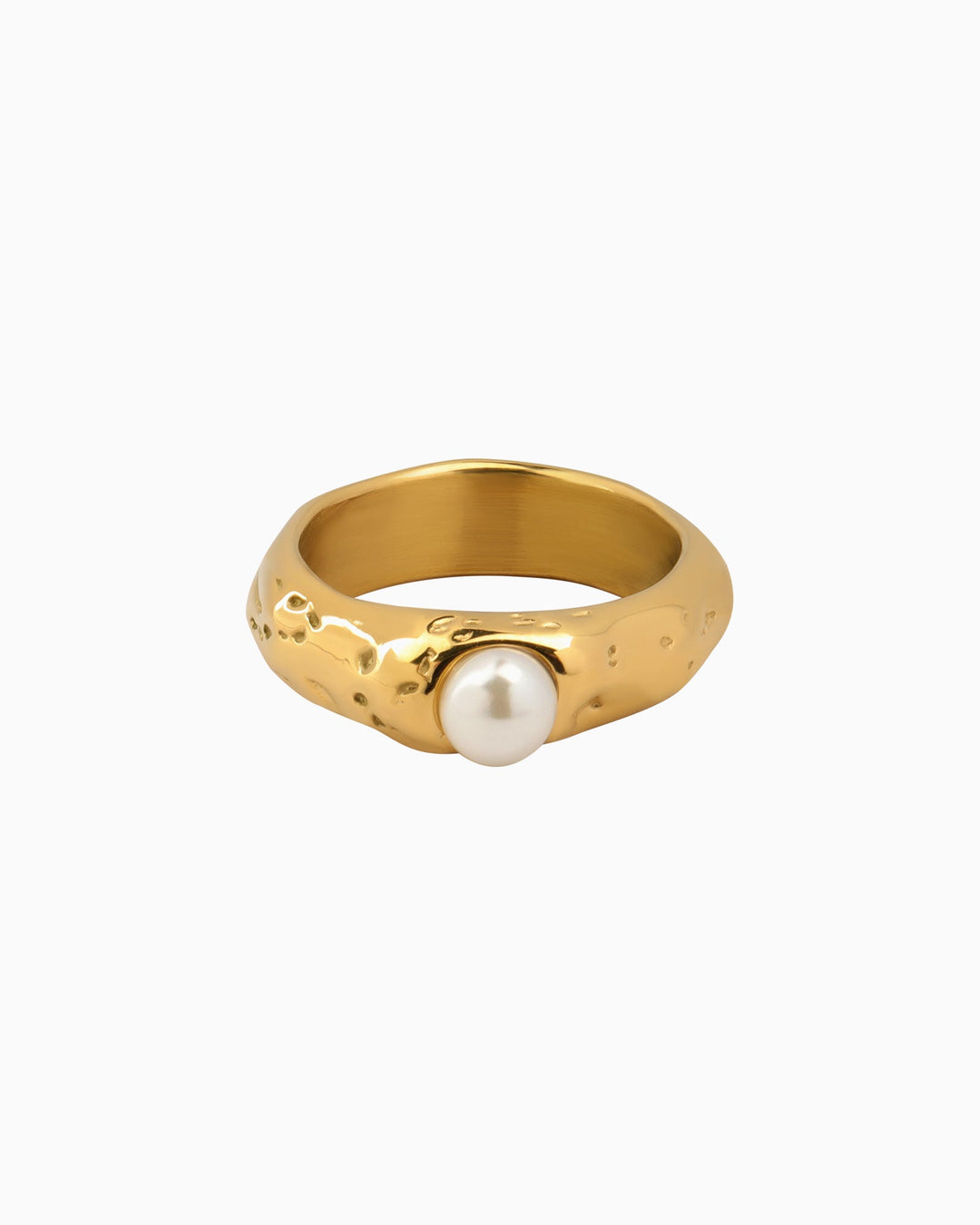 Opaline Chunky Organic Pearl Ring | Zoe Olivia Jewellery Australia