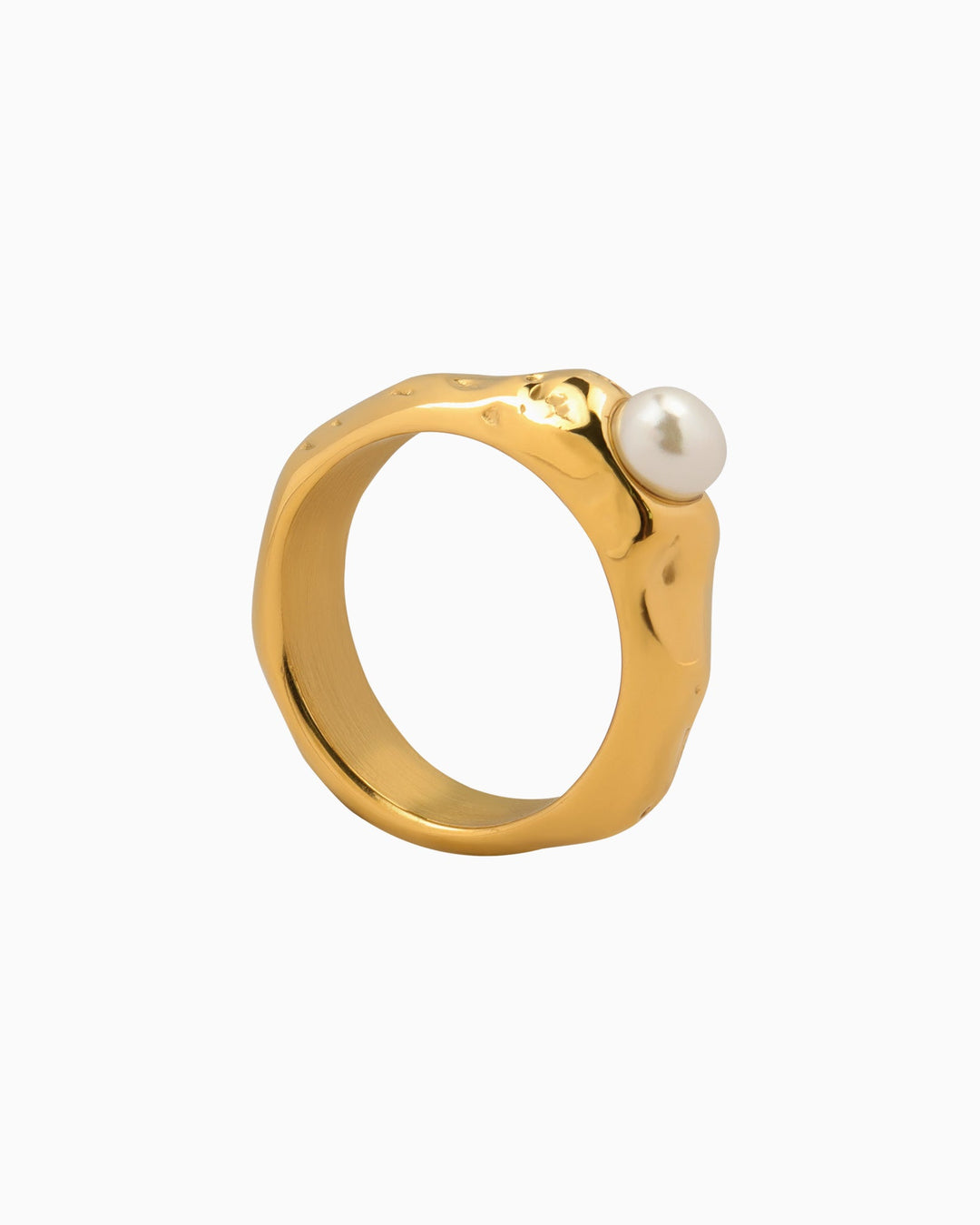 Opaline Chunky Organic Pearl Ring | Zoe Olivia Jewellery Australia