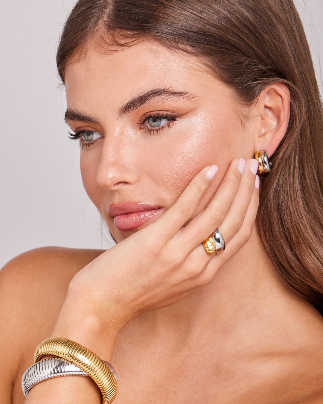 Dunes Hammered Wrap Ring | Zoe Olivia Jewellery Australia