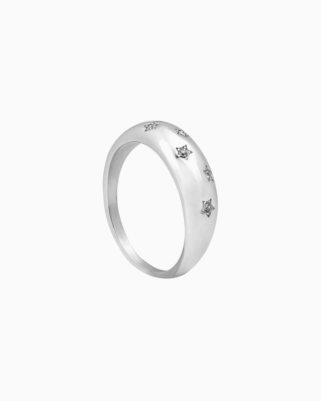Stars Scattered Star Cubic Zirconia Ring | Zoe Olivia Jewellery Australia