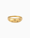 Stars Scattered Star Cubic Zirconia Ring | Zoe Olivia Jewellery Australia