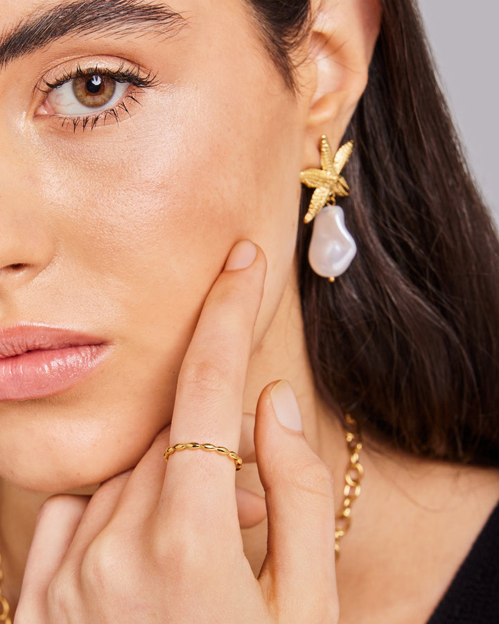 Solara Segmented Puffy Ring | Zoe Olivia Jewellery Australia