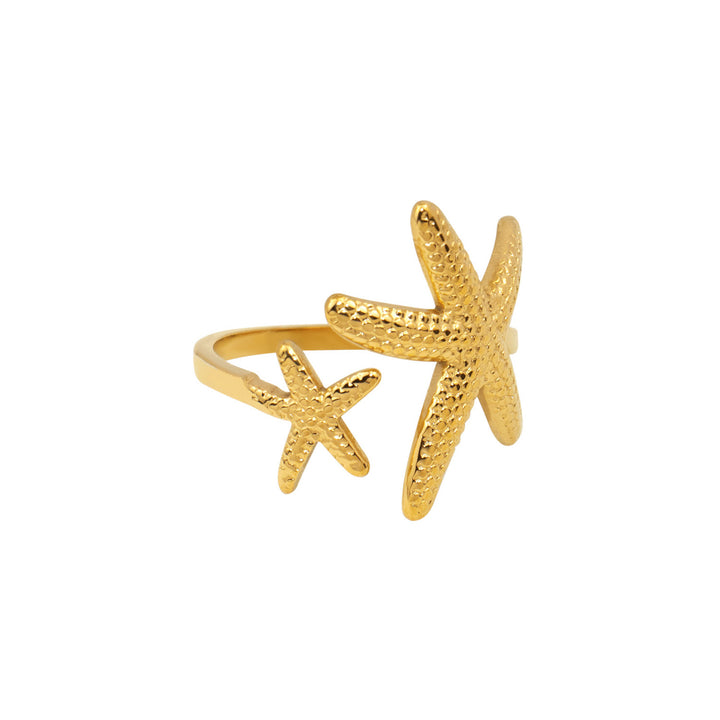 Solara Statement Starfish Adjustable Ring