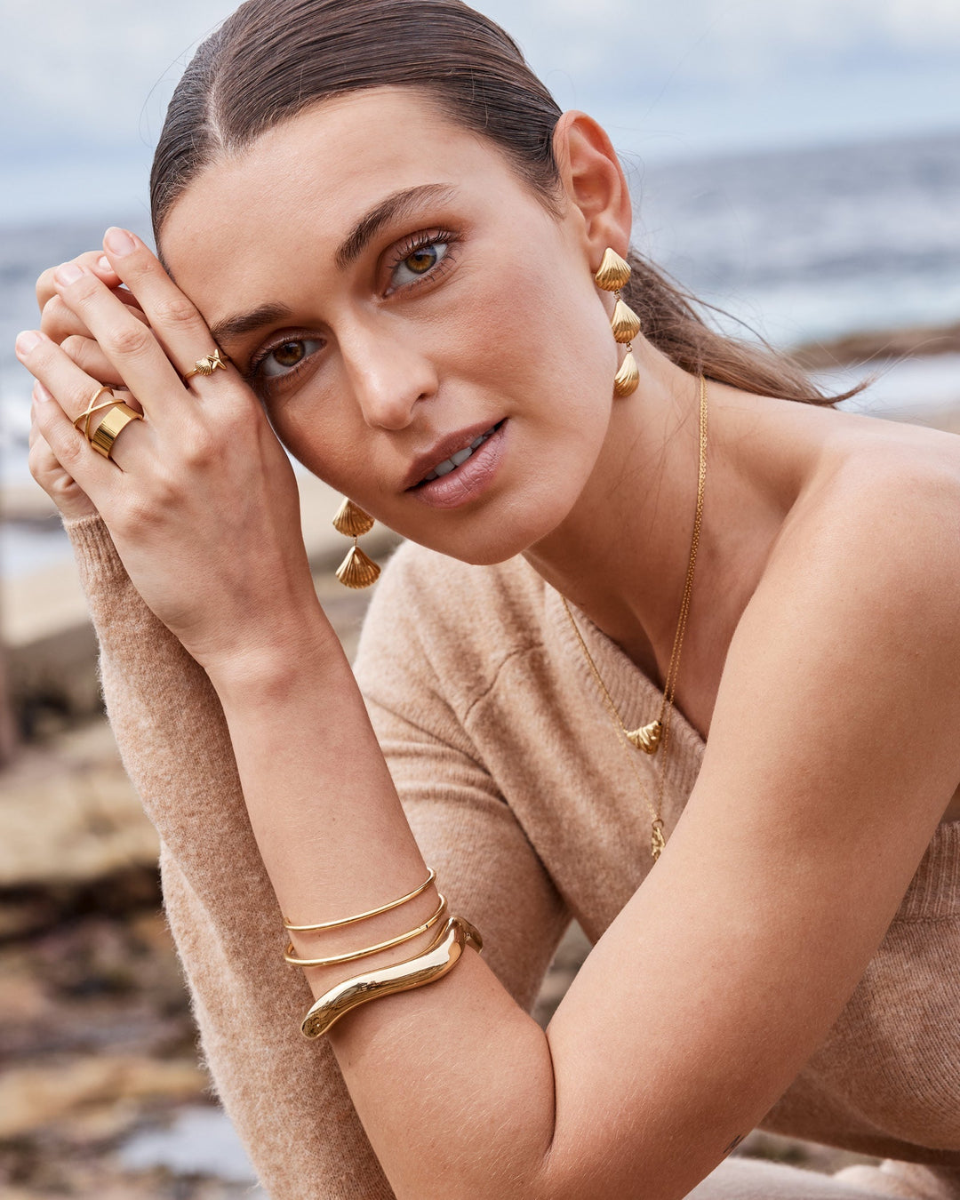 Drift Irregular Wave Cuff — Zoe Olivia