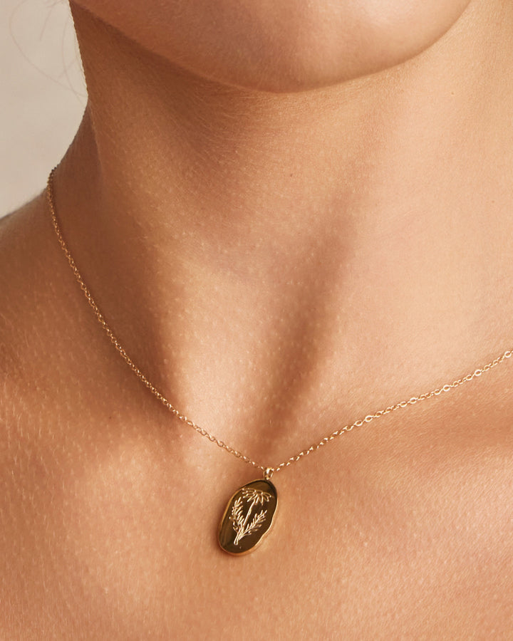 Bloom Waterproof Birth Flower Necklace