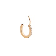 Daniel Wellington Crystal Hoop Earring Gold