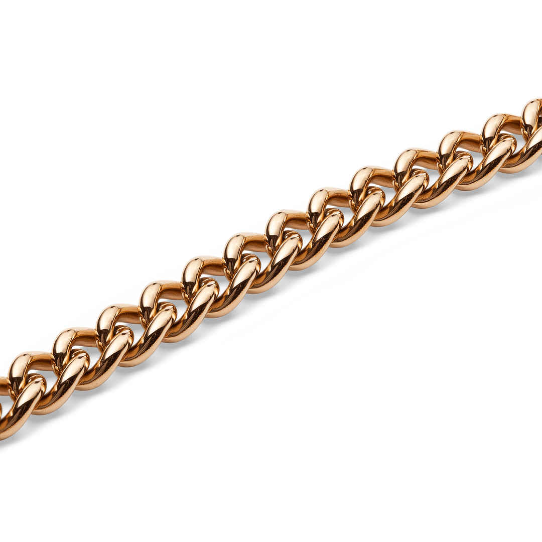 Chunky Chain Necklace Rose Gold