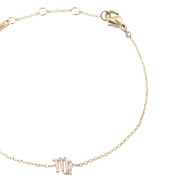 Daniel Wellington Crystal Zodiac Chain Bracelet Gold