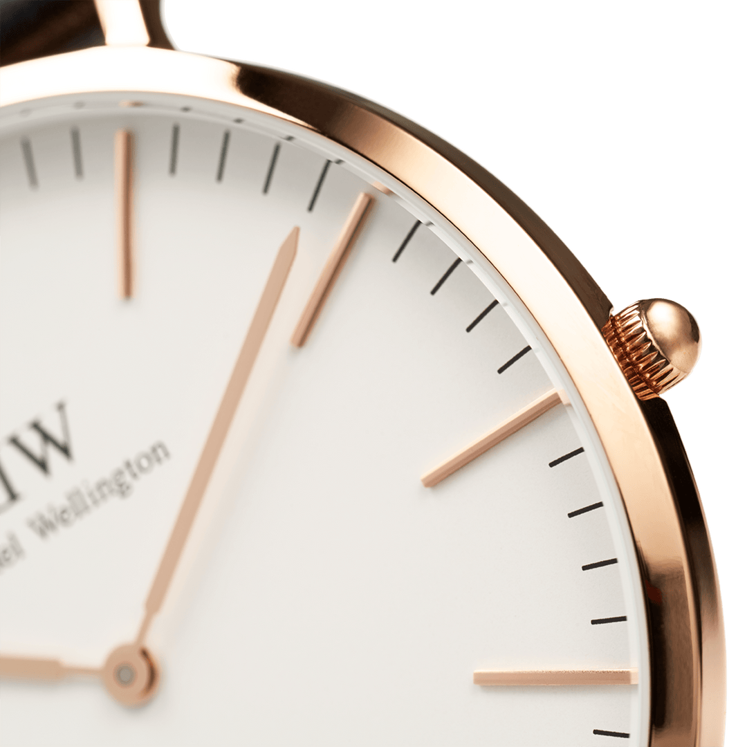 Daniel Wellington Classic 36 Sheffield Rose Gold & White Watch