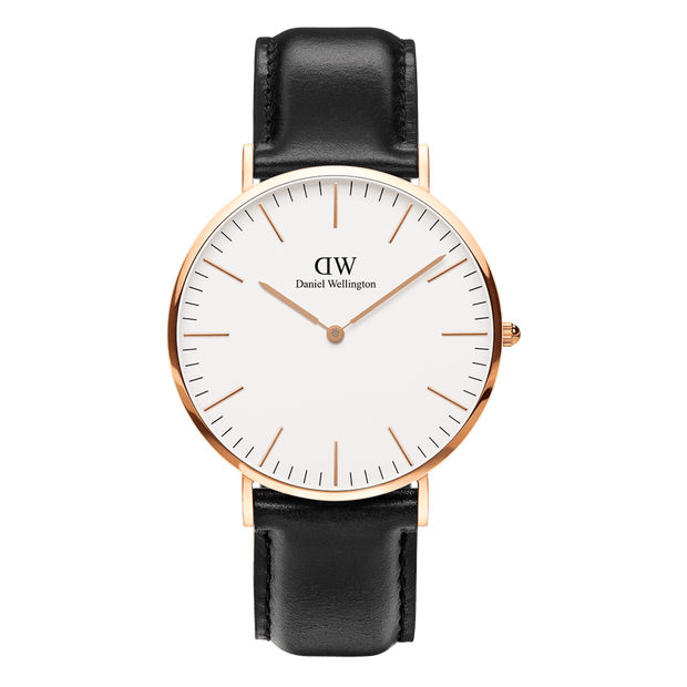 Daniel Wellington Classic 40 Sheffield Rose Gold & White Watch