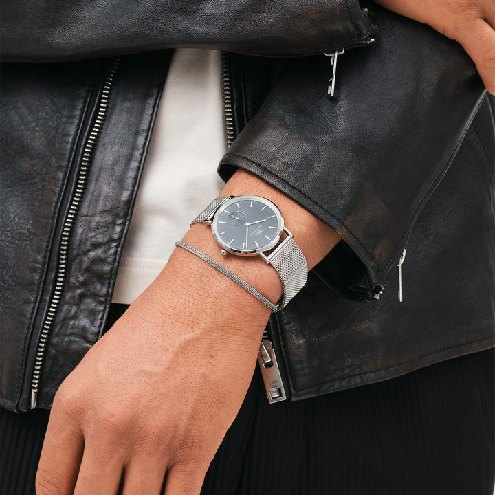 Daniel Wellington Classic Multi-Eye 40 Sterling S Onyx Watch