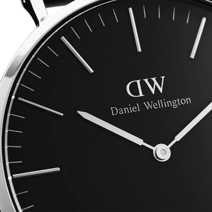 Classic 36 Sheffield Silver & Black Watch