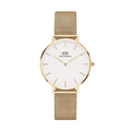 Daniel Wellington Petite 36 Evergold Gold & White Watch