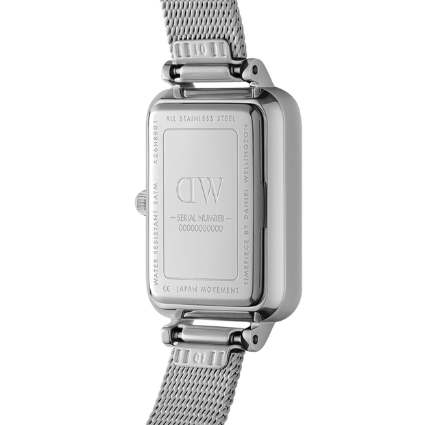 Daniel Wellington Quadro 20X26 Unitone Silver Watch