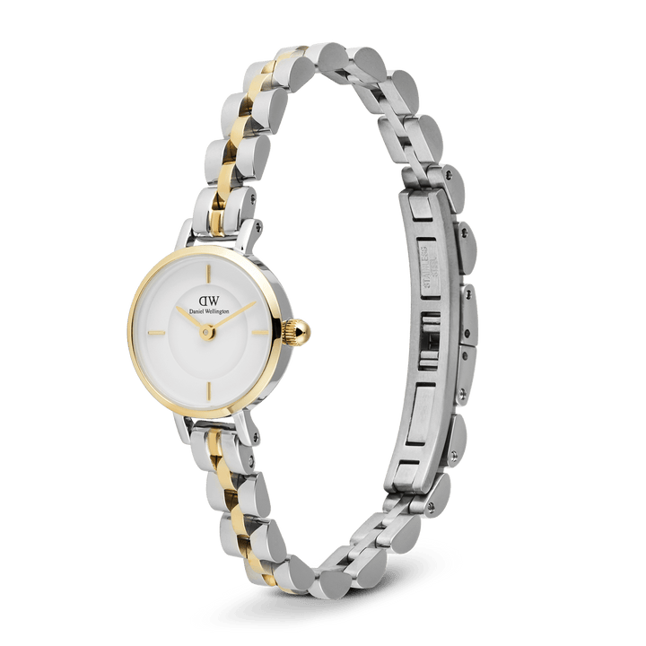 Daniel Wellington Petite Mini Arch 3-Link Two Tone Gold | The Jewellery Boutique
