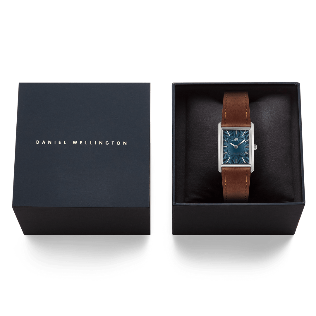 Daniel Wellington Bound Light Brown Arctic GuillochÃ© Silver | The Jewellery Boutique