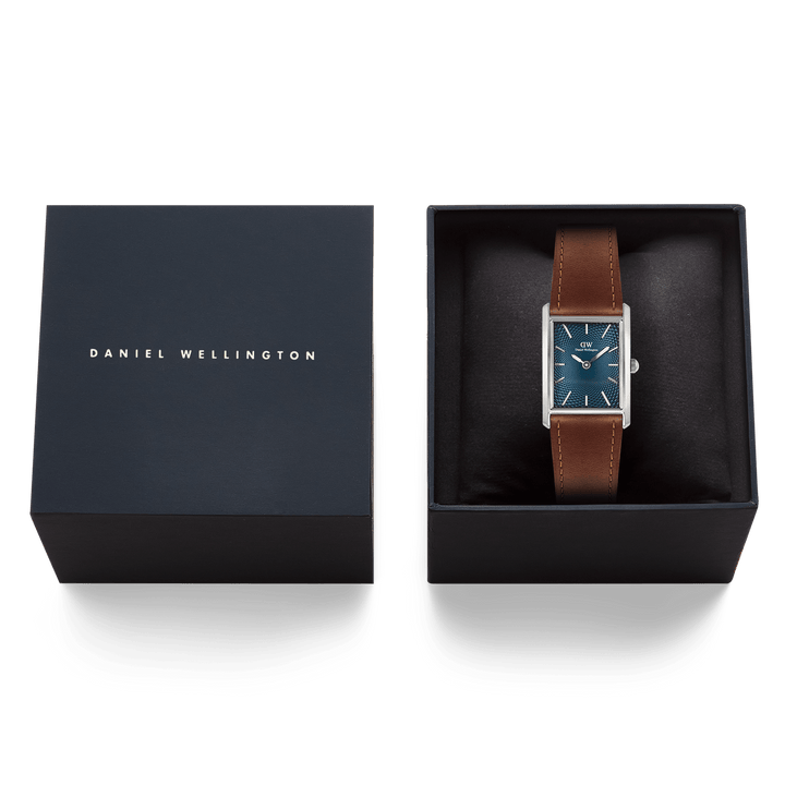 Daniel Wellington Bound Light Brown Arctic GuillochÃ© Silver | The Jewellery Boutique