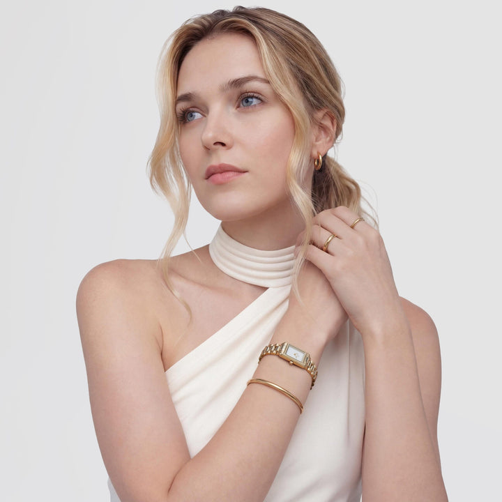 Daniel Wellington Bound Mini 3-Link Gold | The Jewellery Boutique