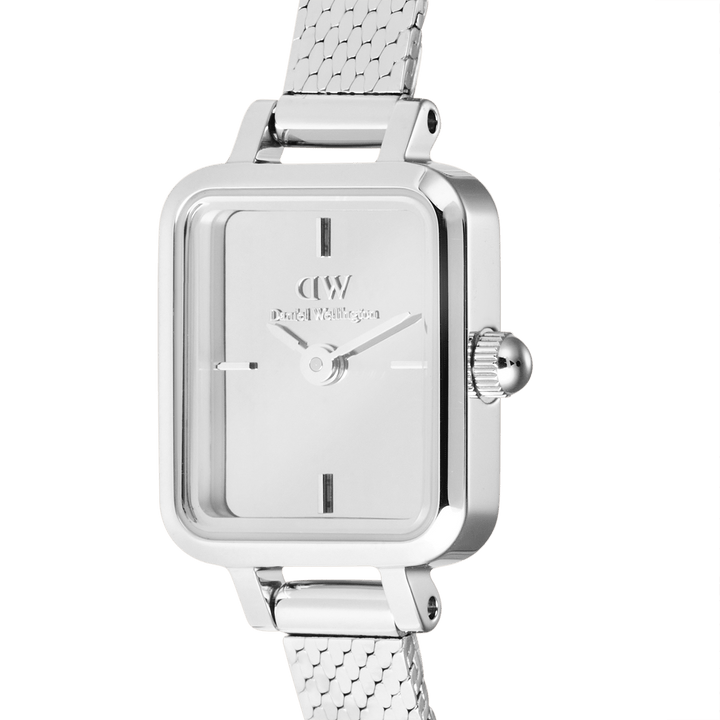 Daniel Wellington Quadro Mini Reflection Silver Watch