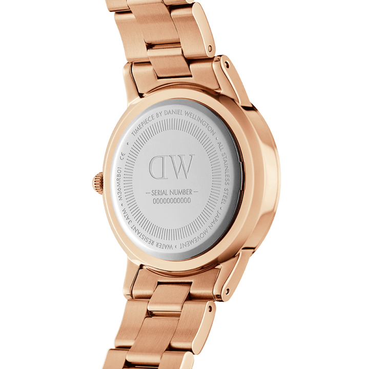 Iconic Link 32 Rose Gold & White Watch