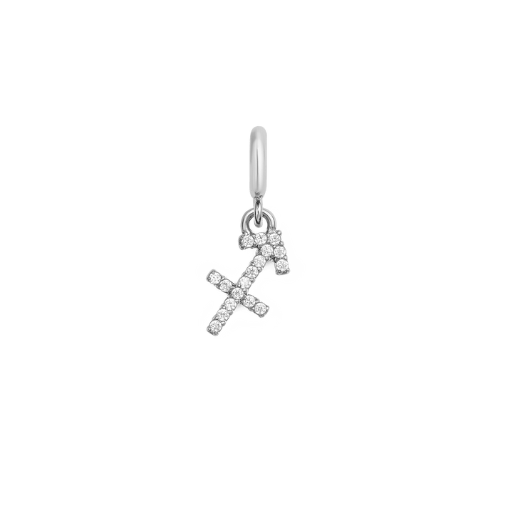 Zodiac Watch Charm Silver