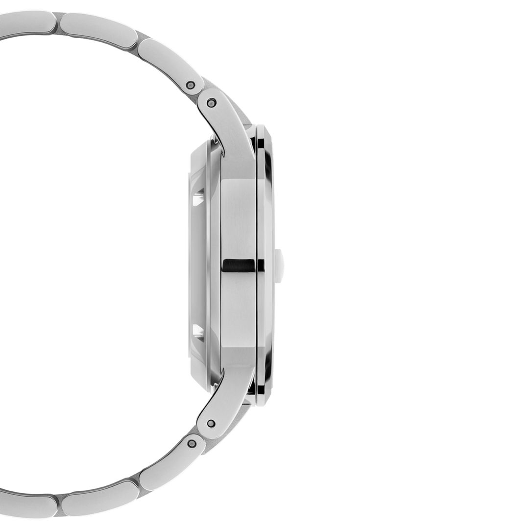 Daniel Wellington Iconic Link Automatic 40 Silver & Black Watch