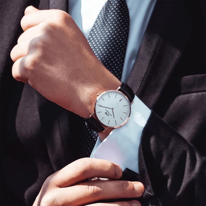 Daniel Wellington Classic 36 Sheffield Rose Gold & White Watch