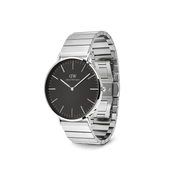 Daniel Wellington Classic Piano Link Onyx Silver Watch