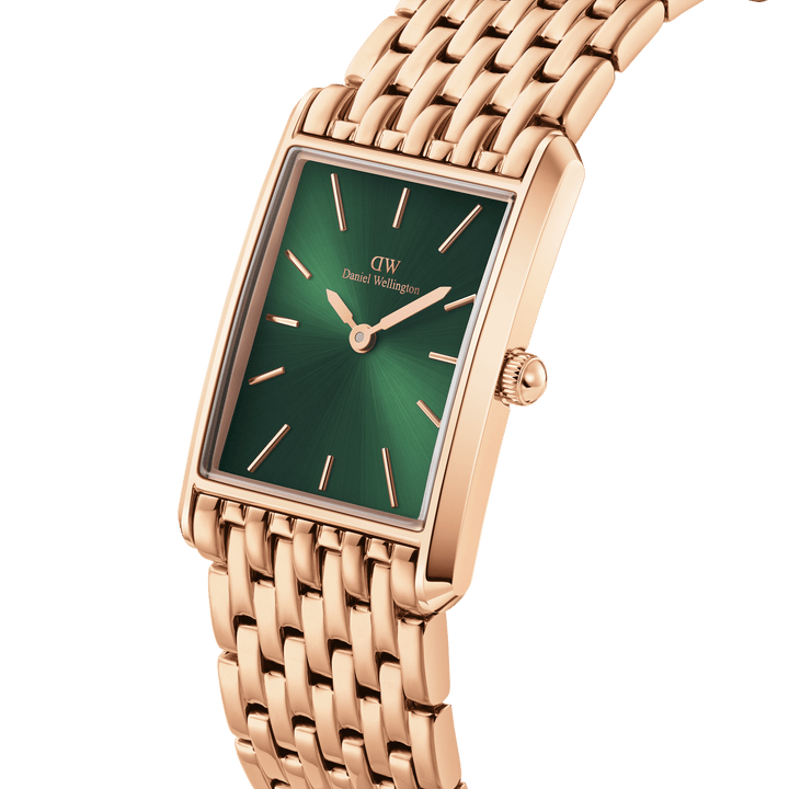 Daniel Wellington Bound 32x22 9-Link RG Emerald Sunray Watch