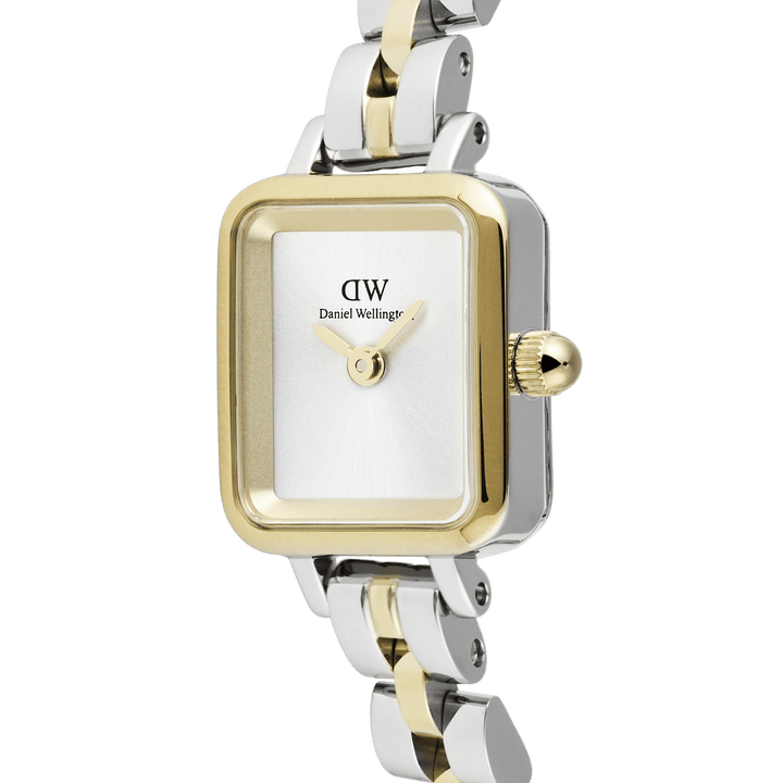 Daniel Wellington Quadro Mini Arch 3-Link Two Tone Gold | The Jewellery Boutique