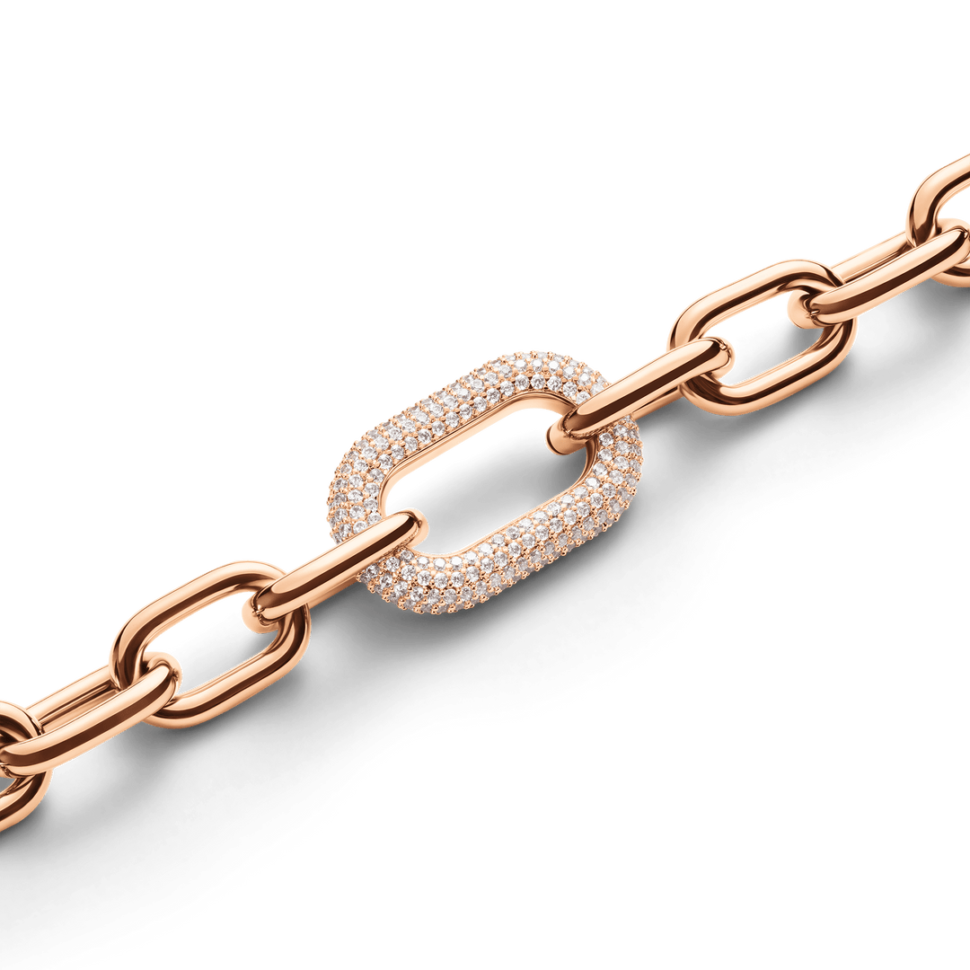 Crystal Link Necklace RG