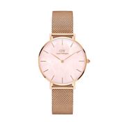 Daniel Wellington Petite 28 Melrose Rose Gold Mother of Pearl Watch