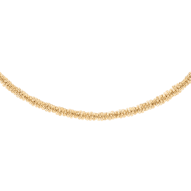 Daniel Wellington Elan Twisted Chain Necklace Long Gold